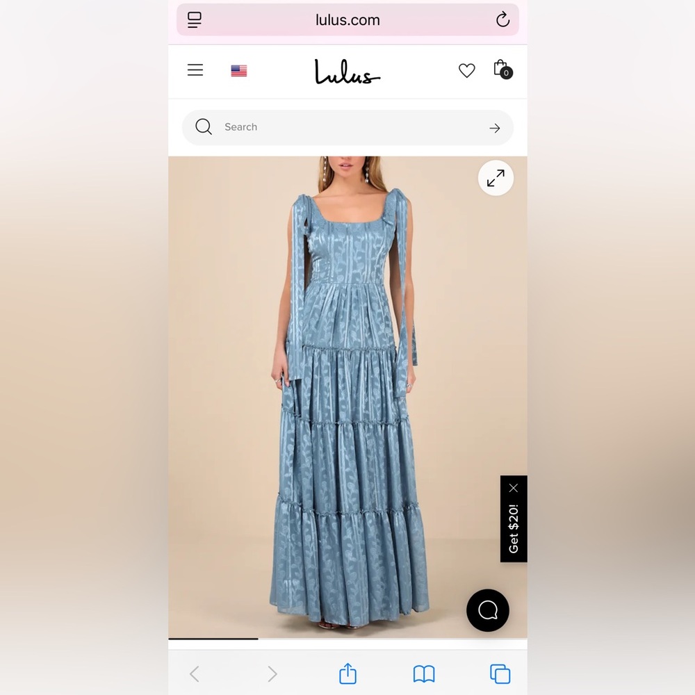 Lulu's Tiered Maxi Dress